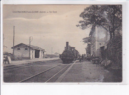 CHATEAUNEUF-sur-LOIRE: La Gare - état - Autres & Non Classés