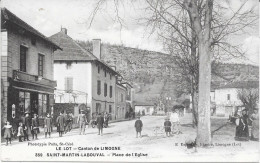 46 - SAINT MARTIN LABOUVAL - Place De L'église - Animée - Other & Unclassified