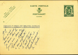 BELGIUM PPS 30C GREEN "SCEAU D'ETAT" SBEP 5 PUBLIBEL 192 KWATTA UNUSED - Werbepostkarten