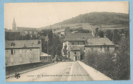 A133   CPA   BAGNOLS-les-BAINS  (Lozère)  Vue Prise Du Pont Du Lot  -  HOTEL Et CAFE  BUISSON  +++++ - Other & Unclassified