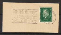 MiNr. 412  Briefstück   (0333) - Gebraucht