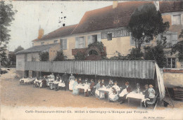 77-GERMIGNY-L'EVÊQUE- PAR TRILPORT- CAFE-RESTAURANT HÔTEL CH . MILLET - Sonstige & Ohne Zuordnung