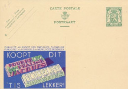 BELGIUM PPS 30C GREEN "SCEAU D'ETAT" SBEP 5 PUBLIBEL 197 CHOCOLAT JACQUES NL UNUSED - Publibels