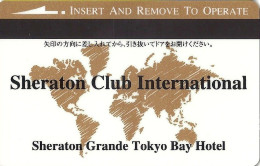 GIAPPONE   KEY HOTEL  Sheraton Grande Tokyo Bay - Sheraton Club International - Cartes D'hotel