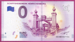 0-Euro XEDB 2019-1 SCHIFFSHEBEWERK HENRICHENBURG - Privéproeven