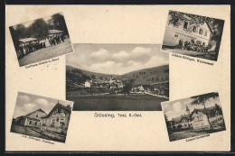 AK Stössing /N.-Oest., Gasthaus Joh. Hittinger, Kloster Hochstrass, Ortsansicht  - Andere & Zonder Classificatie