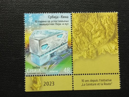 Stamp 3-15 - Serbia 2023 - VIGNETTE + Serbia-China: 10 Years Since The Establishment Of The ‘’Belt And Road’’ Initiative - Serbie