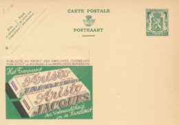 BELGIUM PPS 30C GREEN "SCEAU D'ETAT" SBEP 5 PUBLIBEL 201 ARISTO JACQUES NL UNUSED - Werbepostkarten