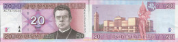 8707 LITUANIA 2001 LITUANIE 20 LIETUVOS BANKAS 2001 LITU LITAS - Lithuania