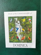 DOMINIQUE 1993 Bloc Neuf ** MNH 12 V Mi 1659 A 1670Hummingbird Ucello Oiseau Bird Pájaro Vogel DOMINICA - Papageien