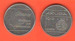 Aruba 1 Florin 2012 Steel+ Nickel Coin - Antille