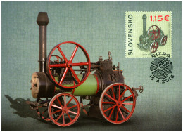 CM 609 Slovakia Technical Monuments: Steam Locomotive Umrath (1894) - Treinen