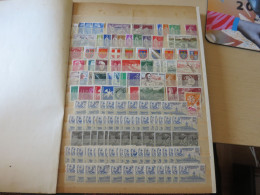 FRANCE LOT DE DIVERS PERIODES DE TIMBRES,,,,, Luxes ,,, Avec Charniere   ,, , Oblitérés ,,,, TOUT EST POSSIBLE - Collections (with Albums)