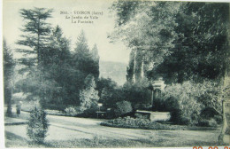 CPA Circa 1910-1920  VOIRON - Le Jardin De Ville - La Fontaine - ÉDITEUR C;Baffert à Grenoble - Comme Neuve - Voiron