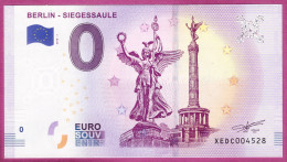 0-Euro XEDC 2018-1 BERLIN - SIEGESSAULE - Private Proofs / Unofficial