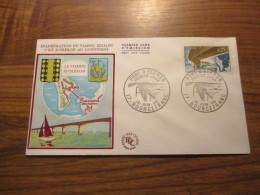 FDC - 1er Jour - France - 1966 - Le Viaduc D'Oléron - 1960-1969