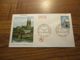 FDC - 1er Jour - France - 1966 - Niort - 1960-1969