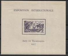 Cote De Somalis  1937 Exposition Internationale De Paris  MH - 1937 Exposition Internationale De Paris