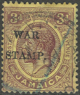 Jamaica. 1917 War Stamp. 3d Used. SG 75. M5046 - Jamaica (...-1961)