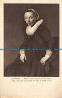 R074678 Rembrandt. Bildnis Einer Jungen Hollanderin. Gem. Gal. Der Akademie Der - World