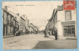 UR0204 CPA   CHOLET (Maine Et Loire)  Rue Sadi-Carnot - D. DIXNEUF  Sellier Bourrellerie  ...  +++++ - Cholet