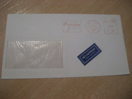 AACHEN 1968 Mayer'sche Buchhandlung Bookshop Bookstore Meter Air Mail Cancel Cover GERMANY - Cartas & Documentos