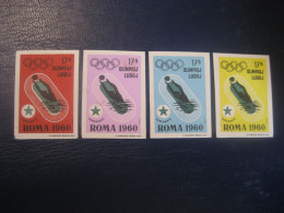 ROMA 1960 Water Polo Water-polo Olympic Games Olympics Esperanto 4 Imperforated Poster Stamp Vignette ITALY Spain Label - Water Polo