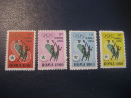 ROMA 1960 Basket Basketball Basket-ball Olympic Games Olympics Esperanto 4 Poster Stamp Vignette ITALY Spain Label - Baloncesto