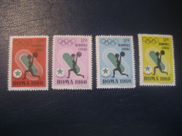 ROMA 1960 Weightlifting Halterophilie Olympic Games Olympics Esperanto 4 Poster Stamp Vignette ITALY Spain Label - Halterofilia
