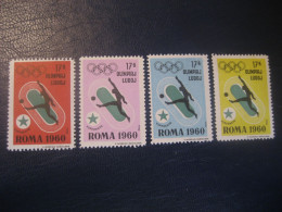 ROMA 1960 Football Futbol Soccer Olympic Games Olympics Esperanto 4 Poster Stamp Vignette ITALY Spain Label - Autres & Non Classés