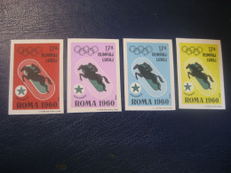 ROMA 1960 Equestrian Equitation Horse Olympic Games Olympics Esperanto 4 Imperforated Poster Stamp Vignette ITALY Spain - Hípica