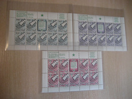 GERMANY Idiom ROMA 1960 Olympic Games Esperanto 3 Bloc 30 Poster Stamp Vignette ITALY Spain Label Olympics - Zomer 1960: Rome