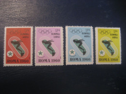 ROMA 1960 Swimming Natation Olympic Games Olympics Esperanto 4 Poster Stamp Vignette ITALY Spain Label - Swimming