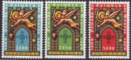 Portugal, 1964, 979/81, MNH **,  900. Jahrestag Der Endgültigen Befreiung Der Stadt Coimbra Von Den Mauren. - Ungebraucht