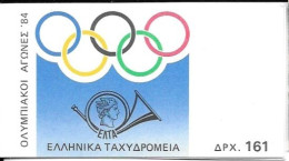 Greece Booklet Mnh ** 1984 7 Euros Olympics - Cuadernillos