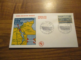 FDC - 1er Jour - France - 1966 - Usine Marémotrice De La Rance - 1960-1969