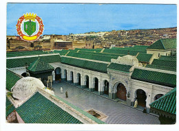 Fès - La Karaouine Et Armoiries De La Ville - Fez (Fès)