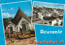 CARTOLINA  C12 ALBEROBELLO,BARI,PUGLIA-SOUVENIR-MEMORIA,CULTURA,RELIGIONE,IMPERO ROMANO,BELLA ITALIA,VIAGGIATA 1988 - Bari