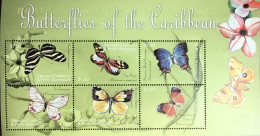 Grenada Grenadines 2000 Caribbean Butterflies Sheetlet MNH - Papillons