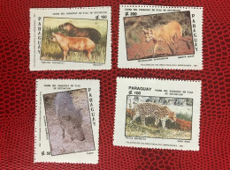 PARAGUAY 1991 Complete 4v Neuf MNH ** Mamíferos Mammals Säugetiere Mammiferi Mammifère - Altri & Non Classificati