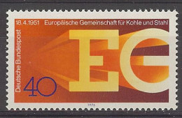 Germany 1976. Comunidad De La CECA M=880 Y=729  (**) - Ungebraucht