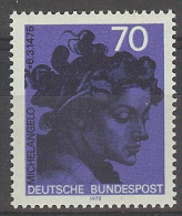 Germany 1975. Miguel Angel Buonarroti M=833 Y=682  (**) - Unused Stamps