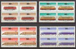 Germany 1975. Trenes M=836-39 Y=685-88  (**) - Nuevos