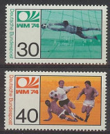 Germany 1974. Mundial De Futbol M=811-12 Y=657-58  (**) - Nuovi