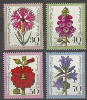 Germany 1974. Flora M=818-21 Y=667-70  (**) - Unused Stamps