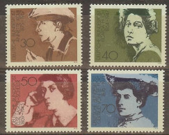 Germany 1975. Escritoras M=826-29 Y=675-78  (**) - Ongebruikt