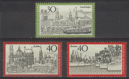 Germany 1973. Ciudades M=787-89 Y=636-38  (**) - Ungebraucht