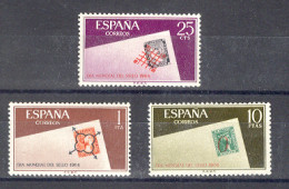 Spain 1966. Dia Del Sello Ed 1723-25 (**) - Neufs