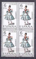 Spain 1969 Traje Logroño Ed 1902 (**) Bloque - Unused Stamps