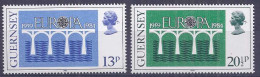 Europa 1984. Guernsey Mi 286-87  Sc 281-82 Yv 296-87  (**) - 1984